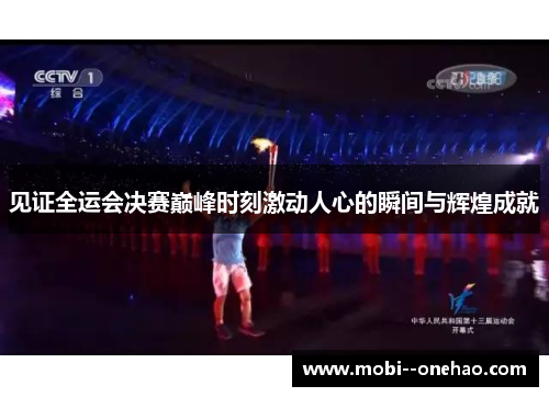 见证全运会决赛巅峰时刻激动人心的瞬间与辉煌成就
